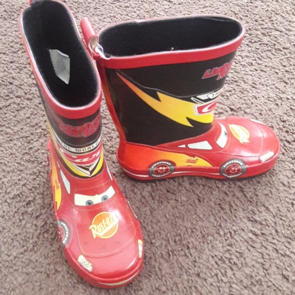 lightning mcqueen rain boots